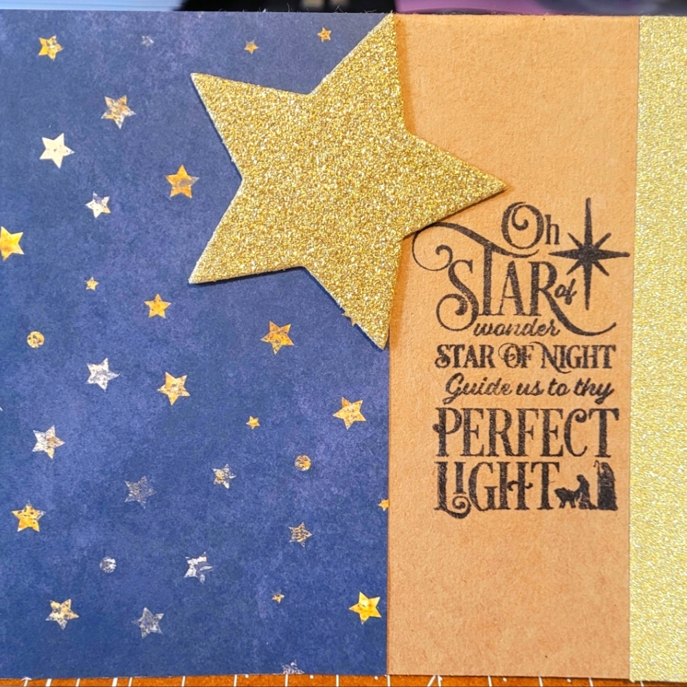 4/$15 Handmade card - Star of Wonder